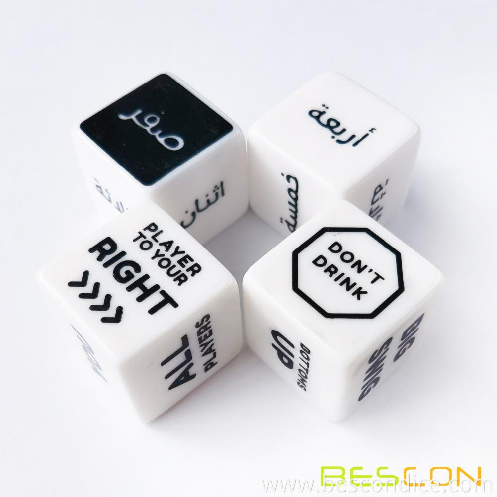 Custom Engraving 6 Sided Game Dice Custom Engraving 6 Sided Game Dice